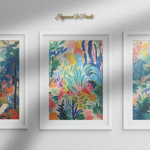 Henri Matisse Landscape at Collioure | Fauvism Painting | Abstract Art Print | Colorful Poster | Printable Wall Art | Digital Download