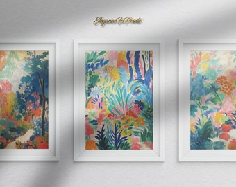 Henri Matisse Landscape at Collioure | Fauvism Painting | Abstract Art Print | Colorful Poster | Printable Wall Art | Digital Download