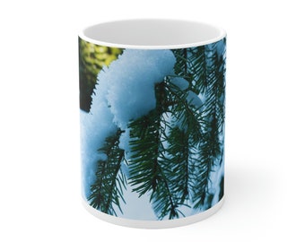 Snowy Tree Ceramic Mug 11oz