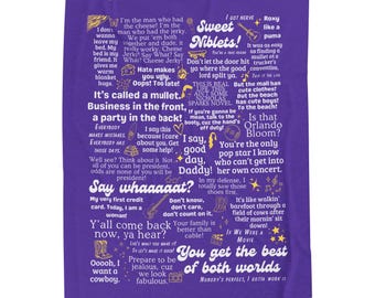 Manta inspirada en Hannah Montana, regalo nostálgico de Disney Channel, diseño hecho por fans.