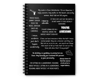 Cuaderno de notas sobrenaturales de Dean Winchester