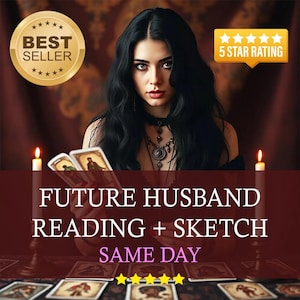 Future Husband Reading, Psychic Reading, Future Husband Sketch, Future Husband Drawing, Love Reading, Husband Reading, Tarot Reading