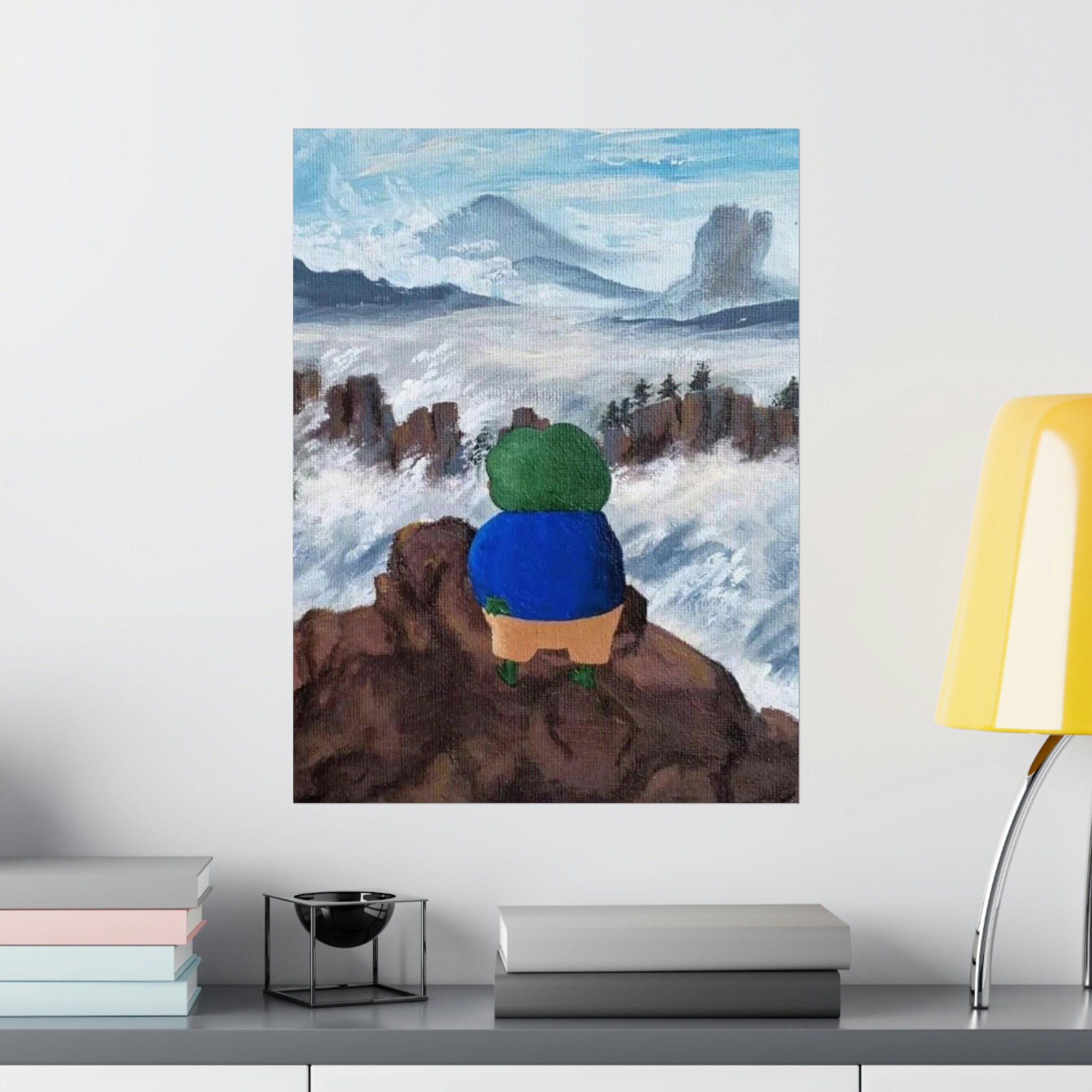 Pepe Above a Sea of Fog Poster - Etsy