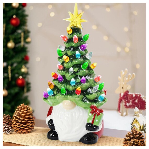 Small lighted christmas sale tree