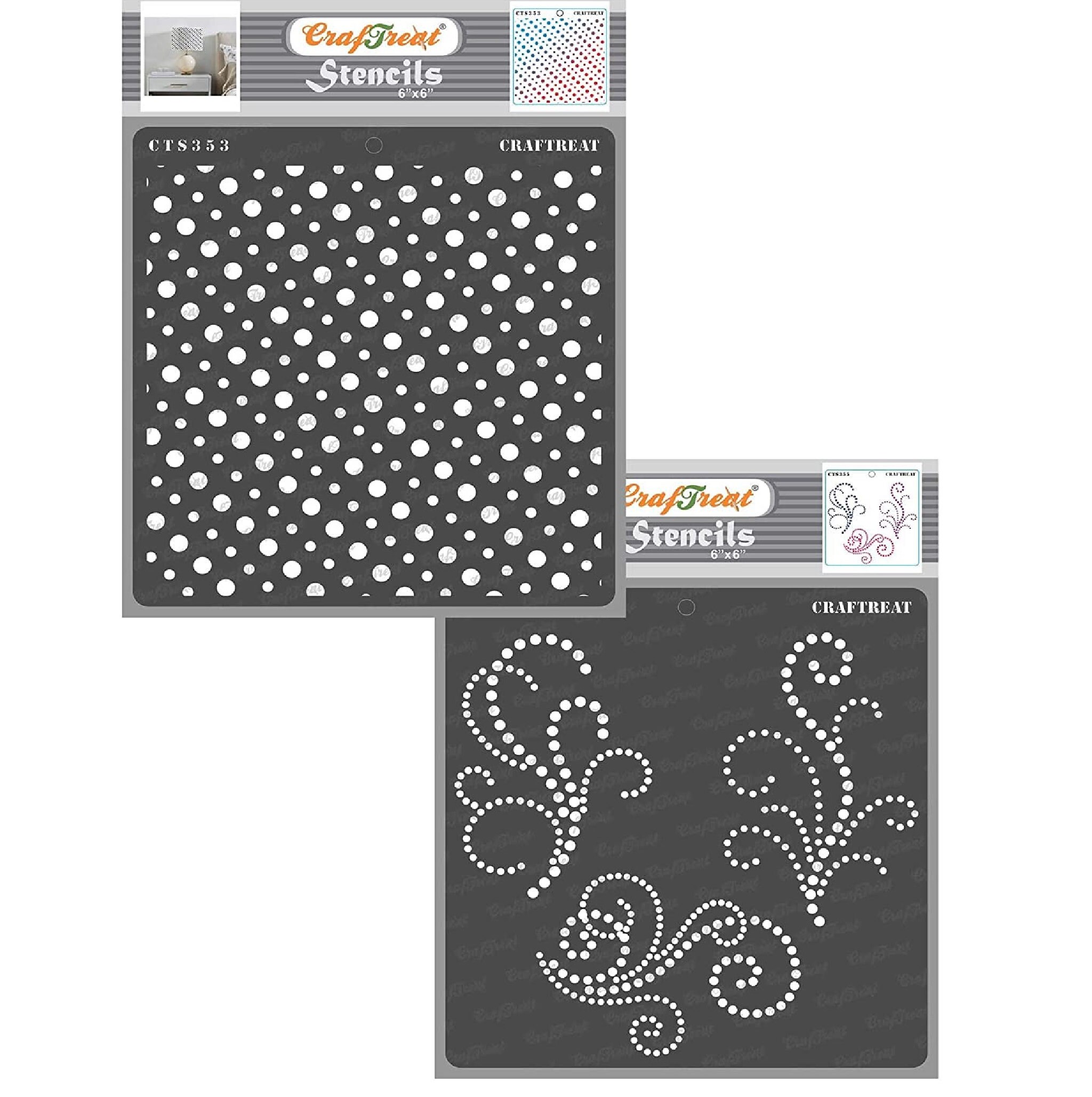 Stencils for Painting on Wood, Canvas, Paper, Fabric, Floor, Wall and ...