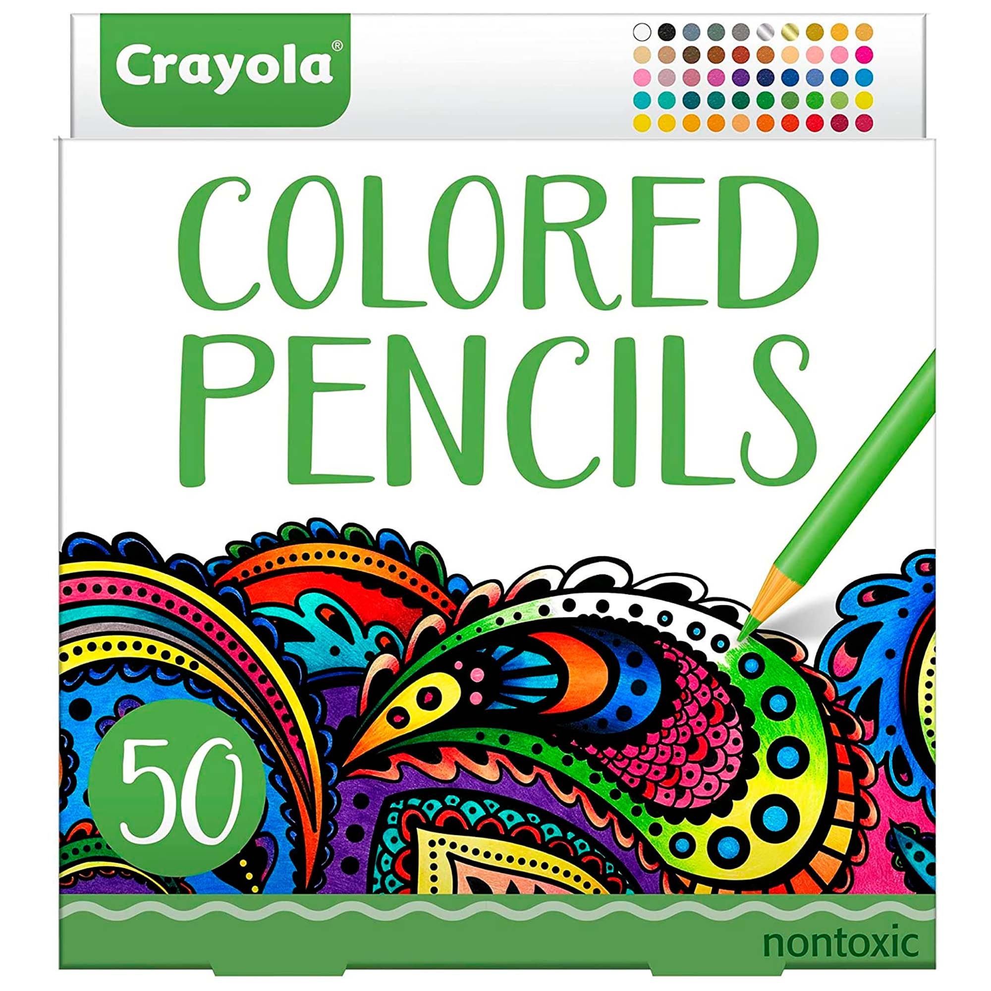 Kalour 50 Pastel Colored Pencils With Box 