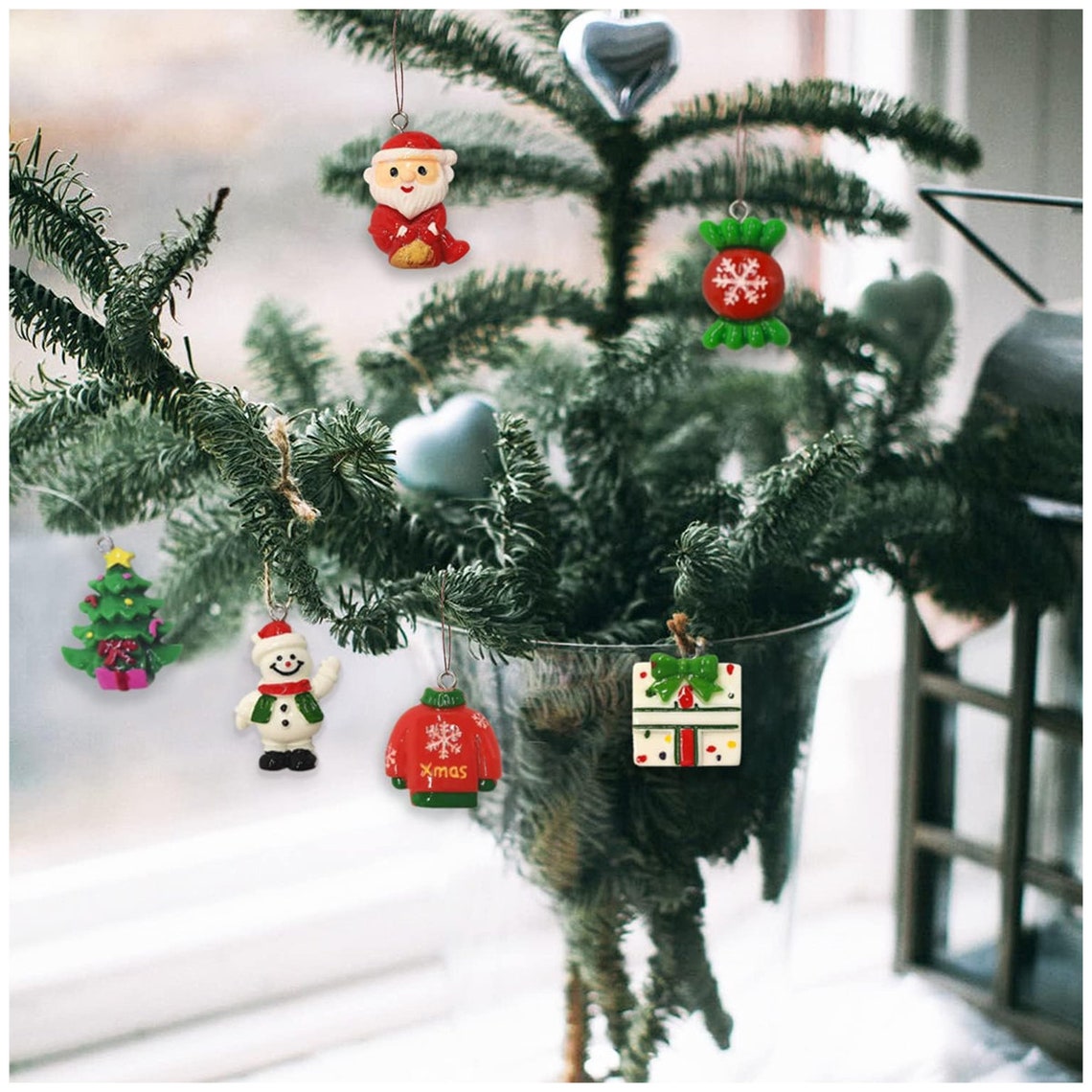 Mini Christmas Ornaments for Mini Tree Decorations Small Christmas
