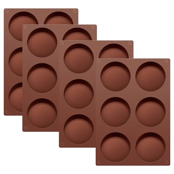 Silicone Cookie Molds Round Cylinder Candy Chocolate Mould For Oreo Covered  Sandwich Muffin Cupcake Mini Soap Making Supplies