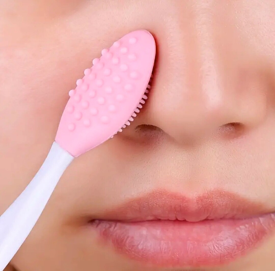 Nose Scrub Brush Doublesided Silicone Exfoliating Nose Brush Etsy