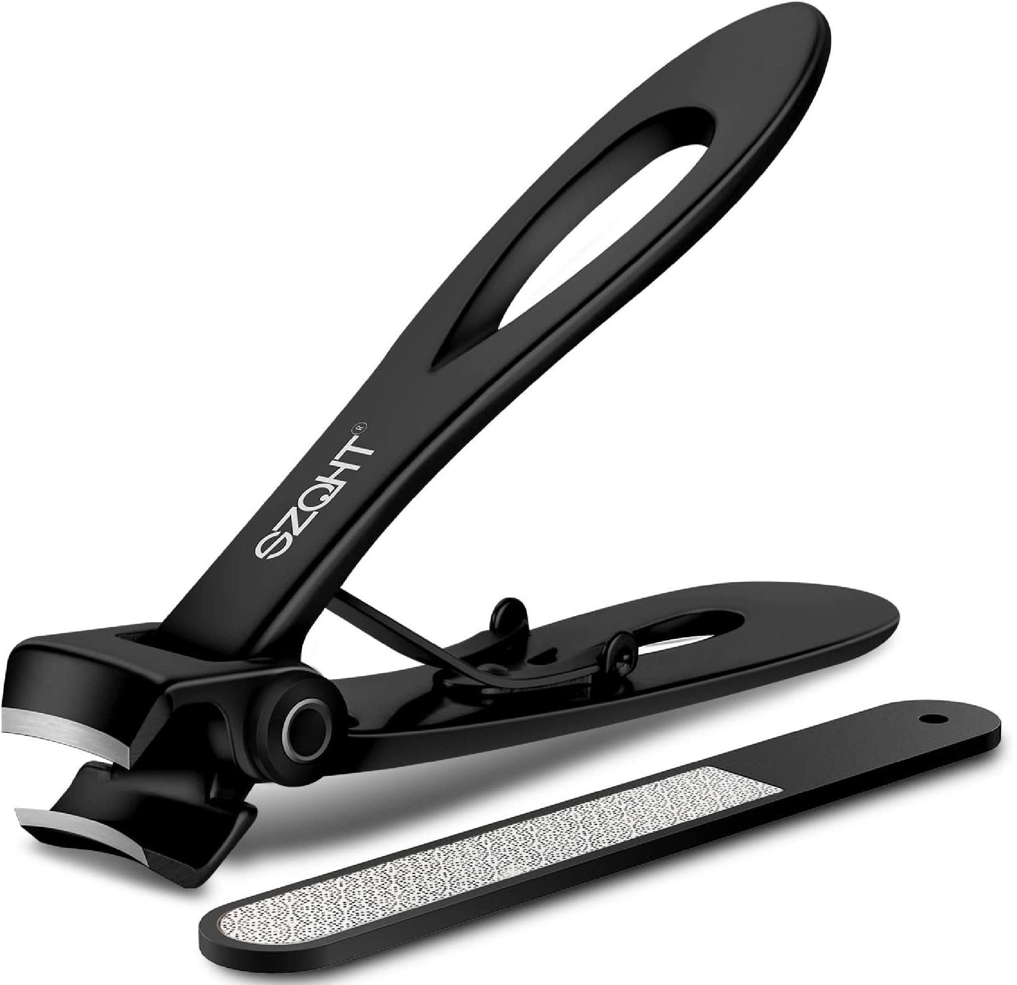 SZHLUX Nail Clippers Ultra Wide Jaw Opening Toenail Clippers Set