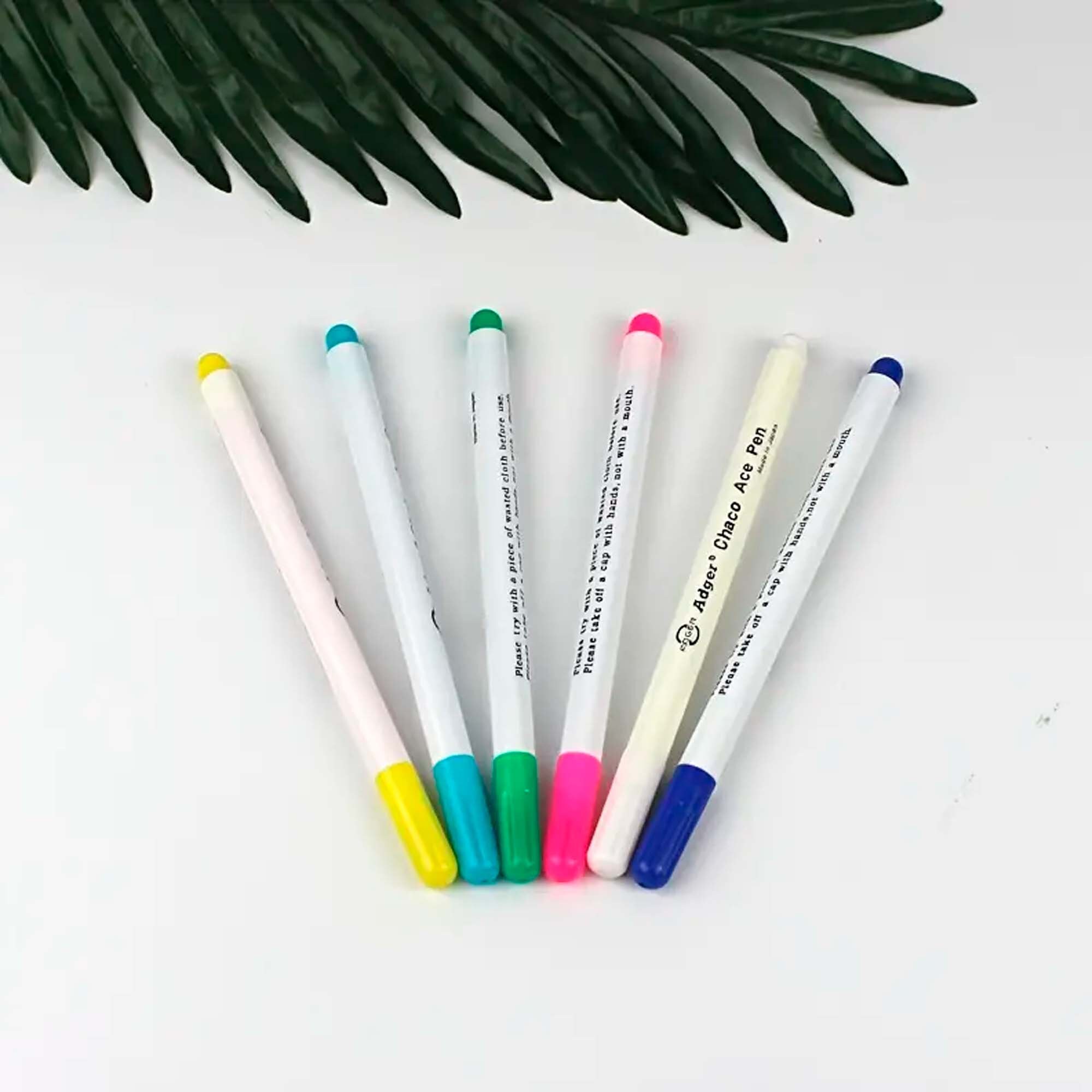 3/6PCS White Water Soluble Marker Pen Fabric Marking 6Water