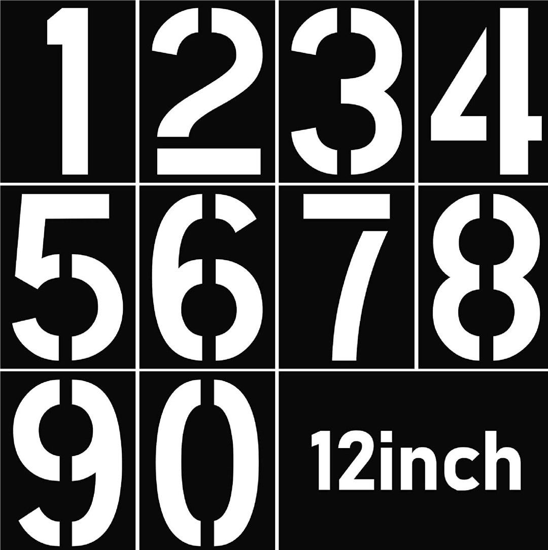 12 Inch Large Number Stencils Symbol Numbers Stencils Reusable Symbol 12-inch-large-number-stencils-symbol-numbers-stencils-reusable-symbol