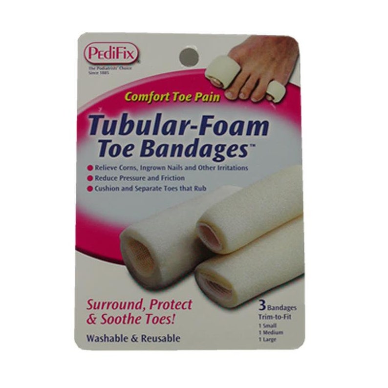 Tubular Foam Toe Bandages mix Etsy