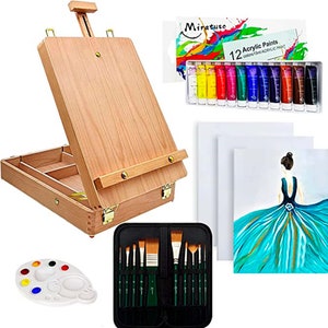 Caliart Art Supplies, 238 Pack Deluxe Art Set Painting Coloring with  Trifold Easel, Halloween Craft Drawing Kits, Art Case for Artists Beginners  Kids