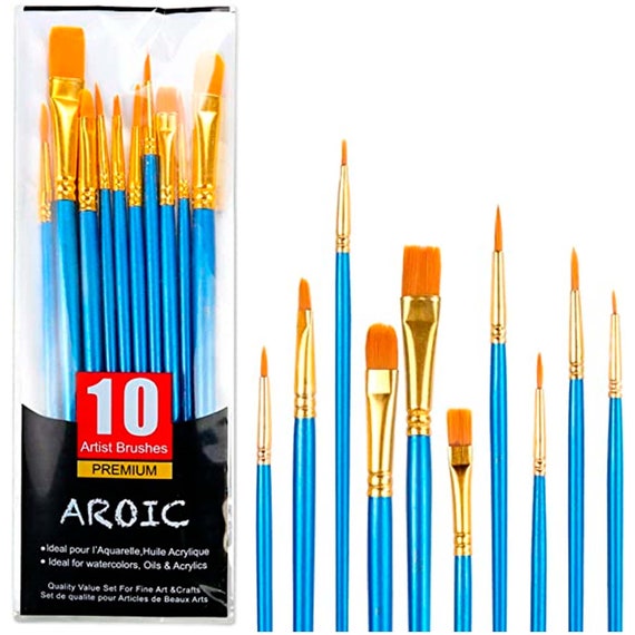 Premium Acrylic Paint Metallic 10 Pack