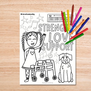 Rare Disease Day Coloring Printables - 100% Profits Donated - Raise ...