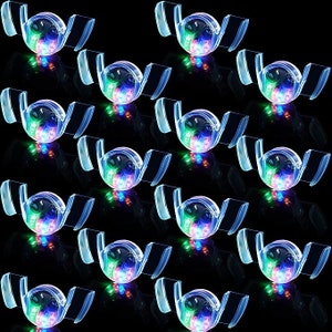 LED Flashing Mouth Teeth Guard Light Up Teeth Glow in The Dark LED Party Favors for Halloween Gadget Filler Party Supplies Gift
