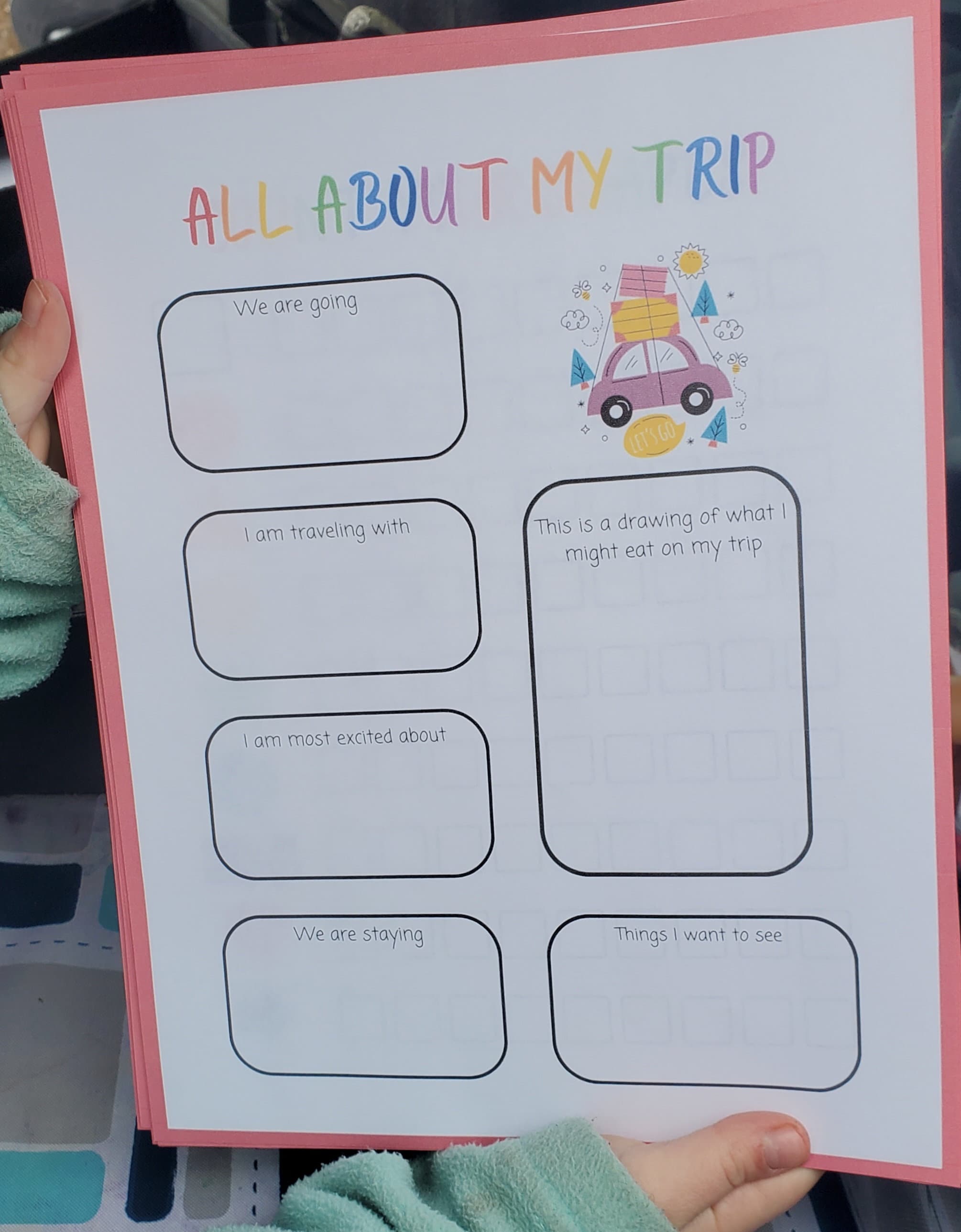 Kids Road Trip Travel Games Printable Family Vacation Car Activities ...
