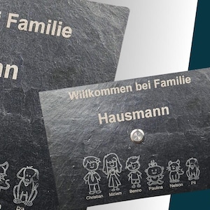 bell, bell plate, door plate, name plate, slate door plate, sign, front door plate, natural slate, slate, slate plate