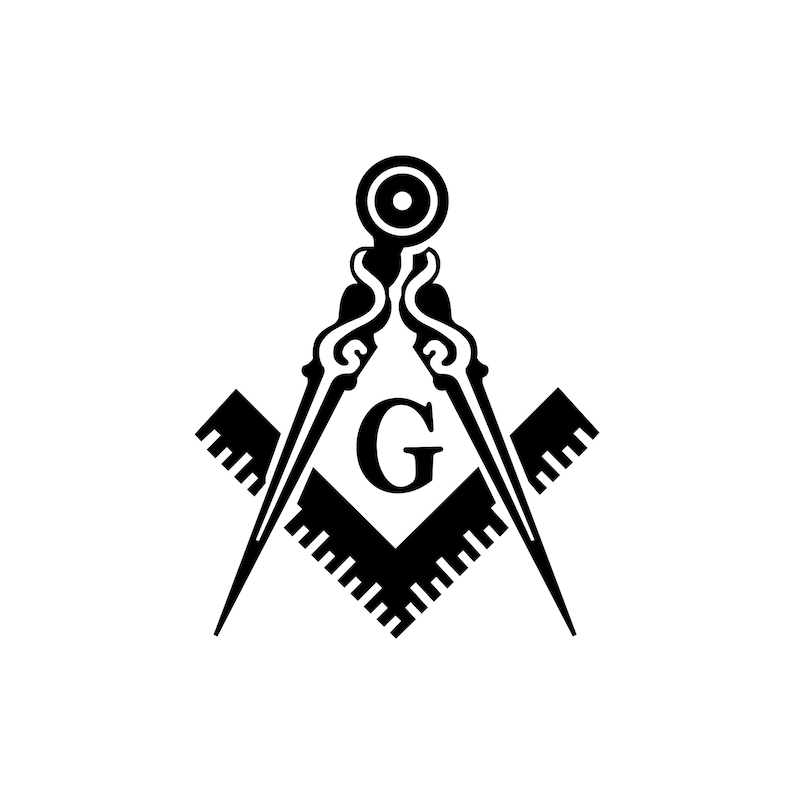 Master Mason Square and Compass SVG Etsy