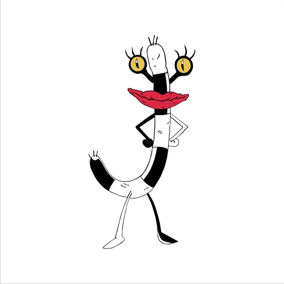 ah real monsters Aaahh!!! Real Monsters Limited Edition Sericel 1990's Animation Art– The  Cricket Gallery main image 0