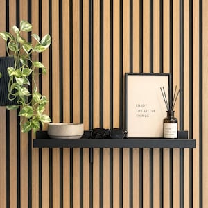 Suportes de prateleira com painel acústico para IKEA MOSSLANDA – Sem necessidade de furar