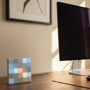 LED Cube Lamp | 5x5 RGB Music Sync Light | WiFi App Controlled | Desk Decor  | Nightlight