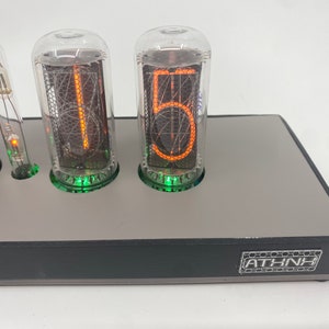 Driftwood Large Nixie Smart Clock