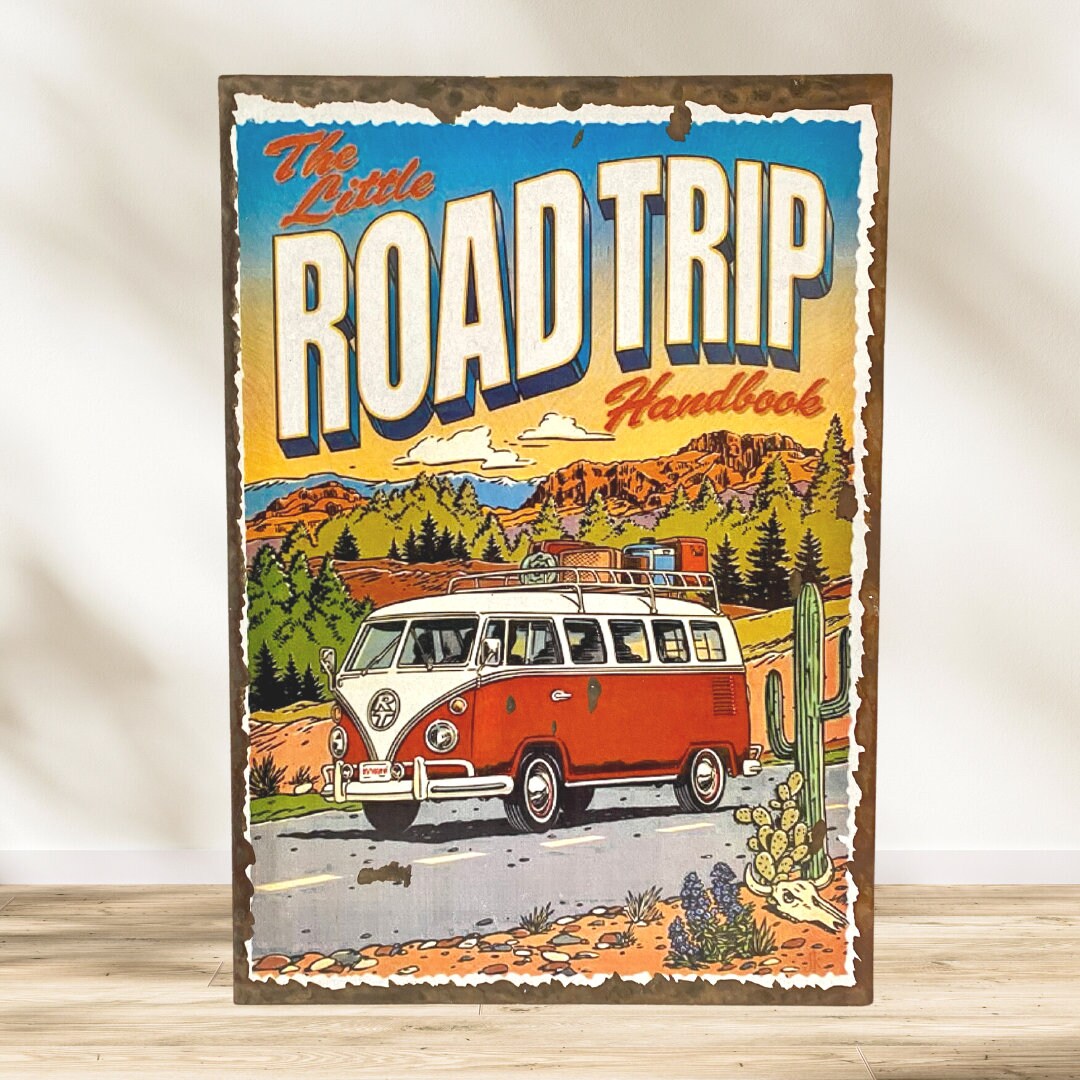Van ROAD TRIP Enameled Plate Style Table - Etsy UK