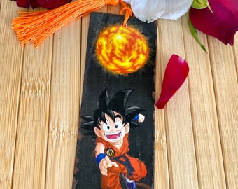 dragon ball wooden bookmark
