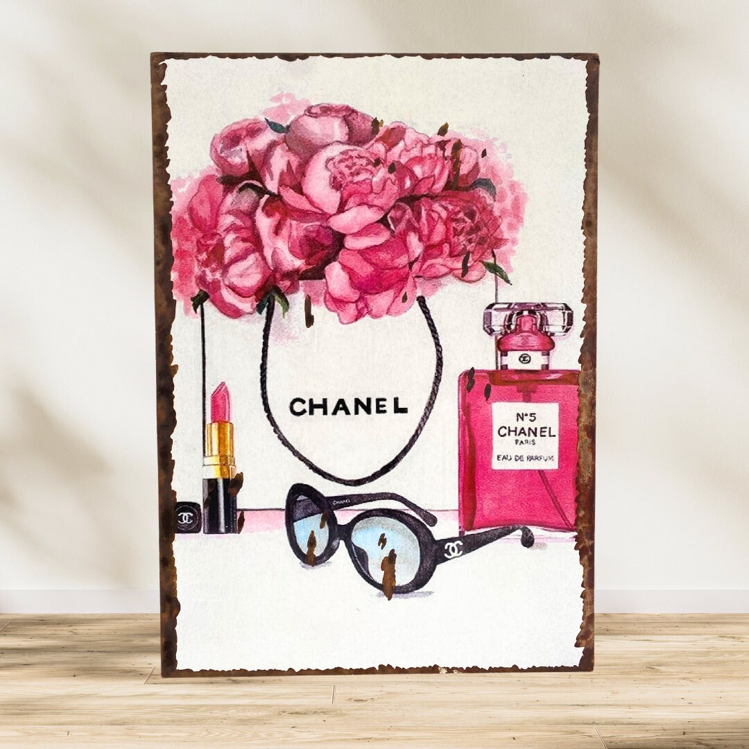 Chanel No 5 Painting - Etsy