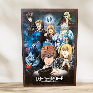 Death Note-Gemälde im Emaille-Plaketten-Stil