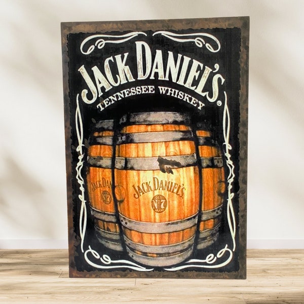 Tableau Jack Daniels façon plaque émaillée