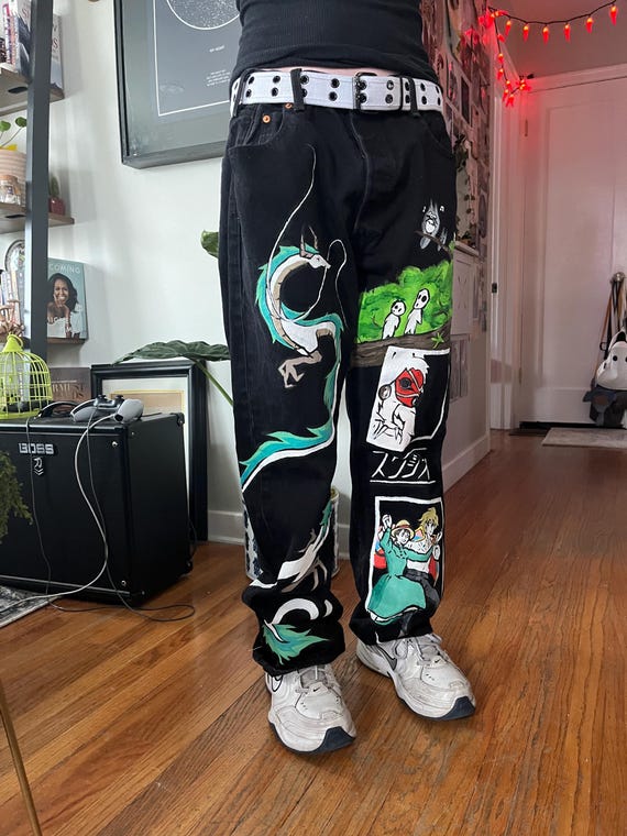 Custom Studio Ghibli Pants Etsy