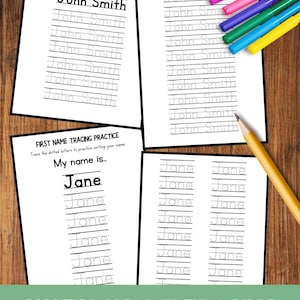 Custom Name Tracing Worksheets
