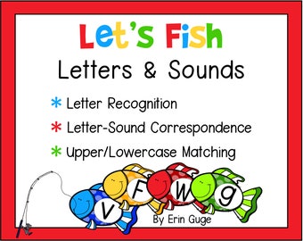 Letters & Sounds Activities: Letter Recognition, Letter-Sound Correspondence, Uppercase Lowercase Matching