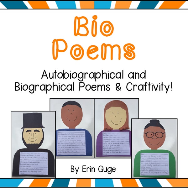 Poetry Writing: Bio Poems (Autobiographical and Biographical)