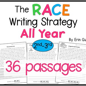 RACE Writing Strategy All Year 2nd-3rd Grade