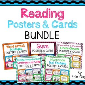 Reading Posters and Cards Bundle