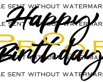 Feliz cumpleaños SVG