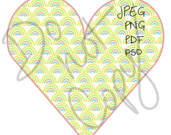 Rainbow Heart