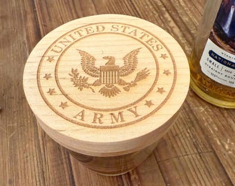 Custom Whiskey Smoker – Handmade Maple or Cherry Wood, Rustic Bourbon Gift