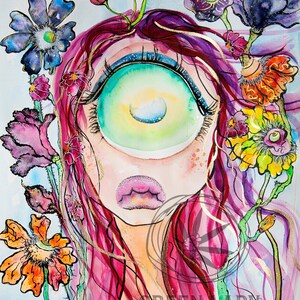 The Oracle Archival Watercolor Print