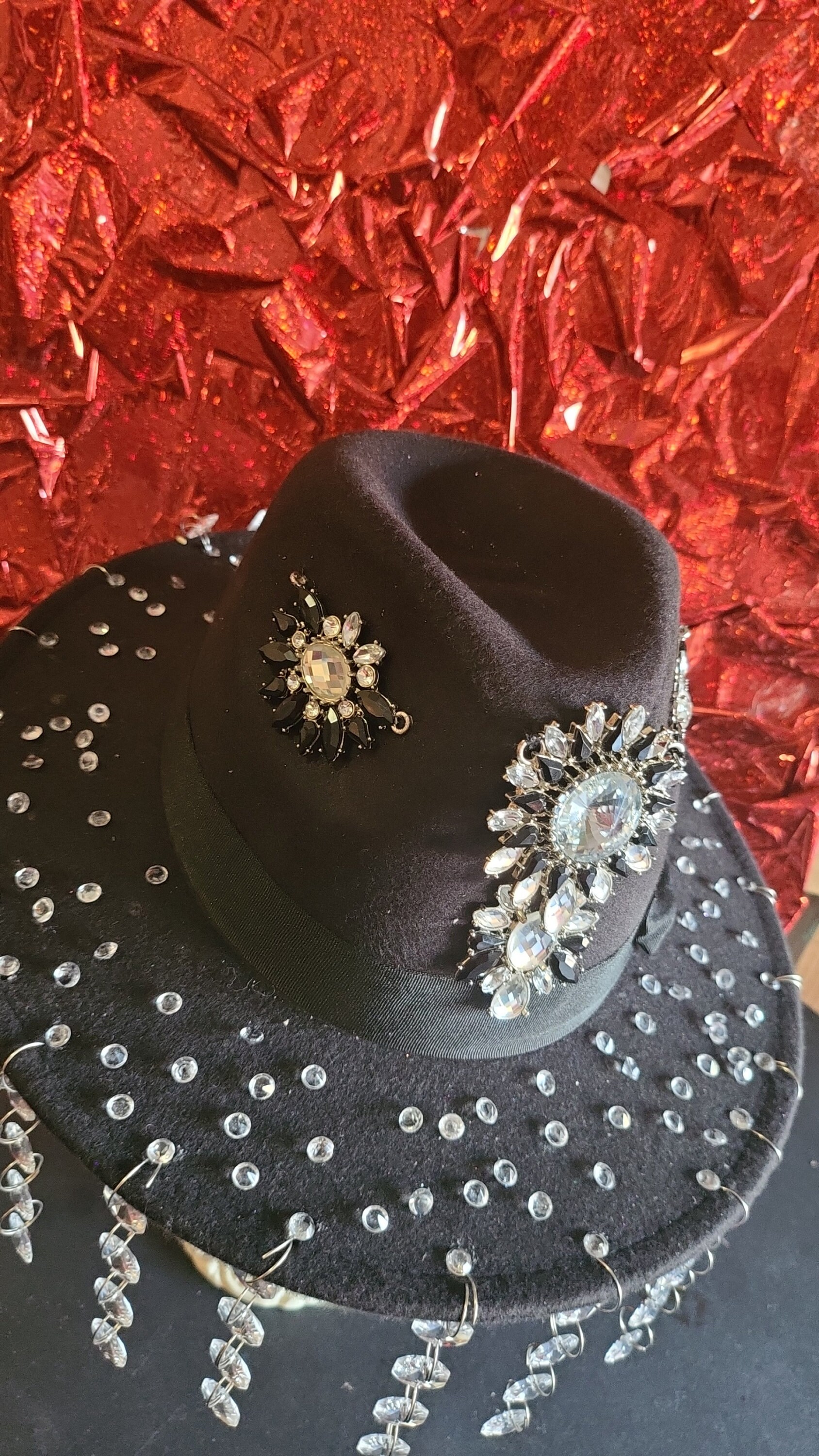 Custom Jeweled Rhinestone Hats All Occasion Variety Fun Adult Summer ...