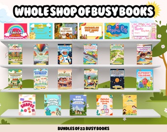 23-in-1 Ultimate Busy Books Bundle: Learning Activities (Digital Download)