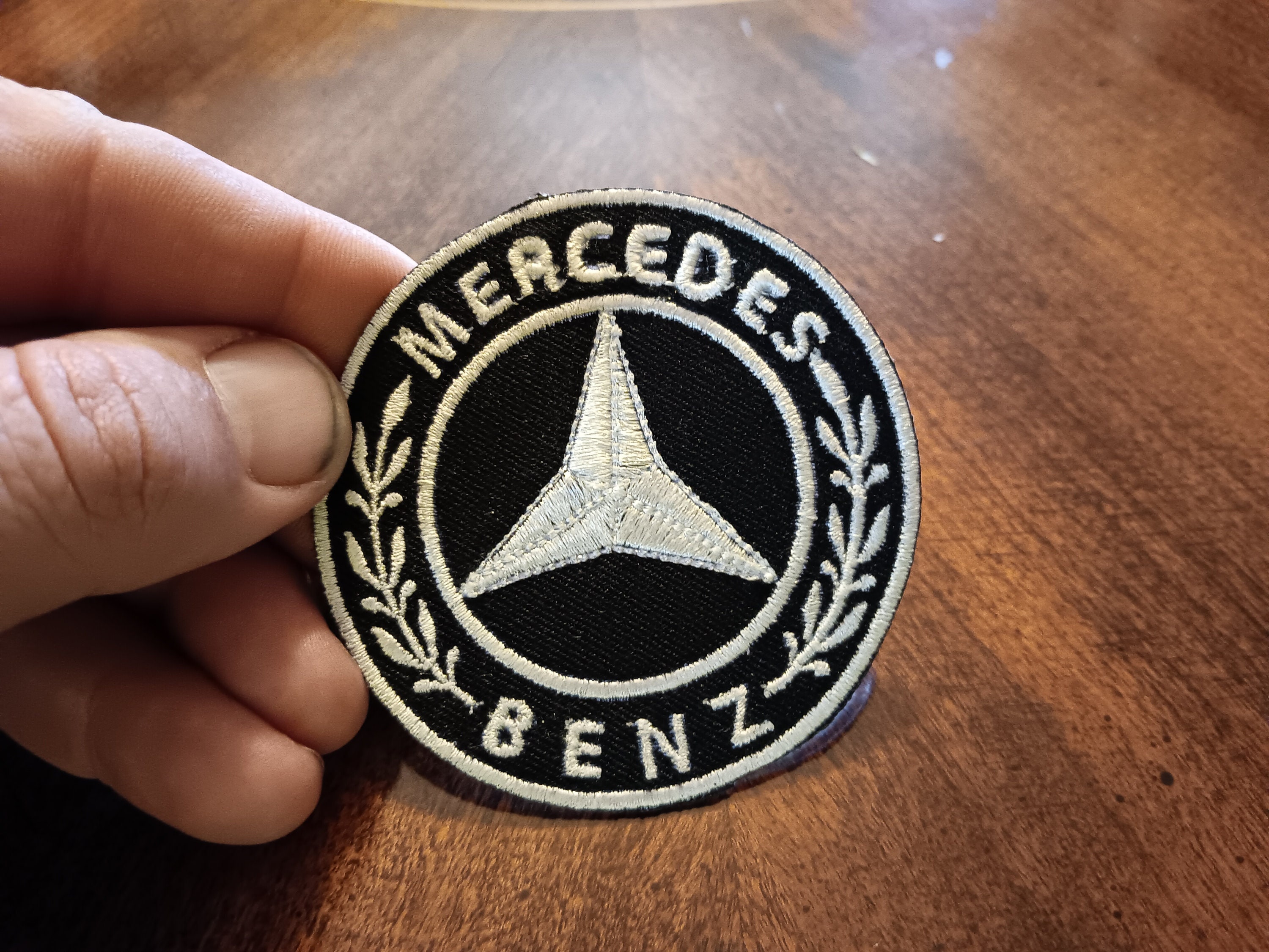 Mercedes-Benz Embroidered Patch – Iron On Or Sew On For Custom Jackets & Bags