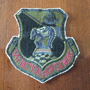 Vintage 347th Tactical Fighter Wing Patch