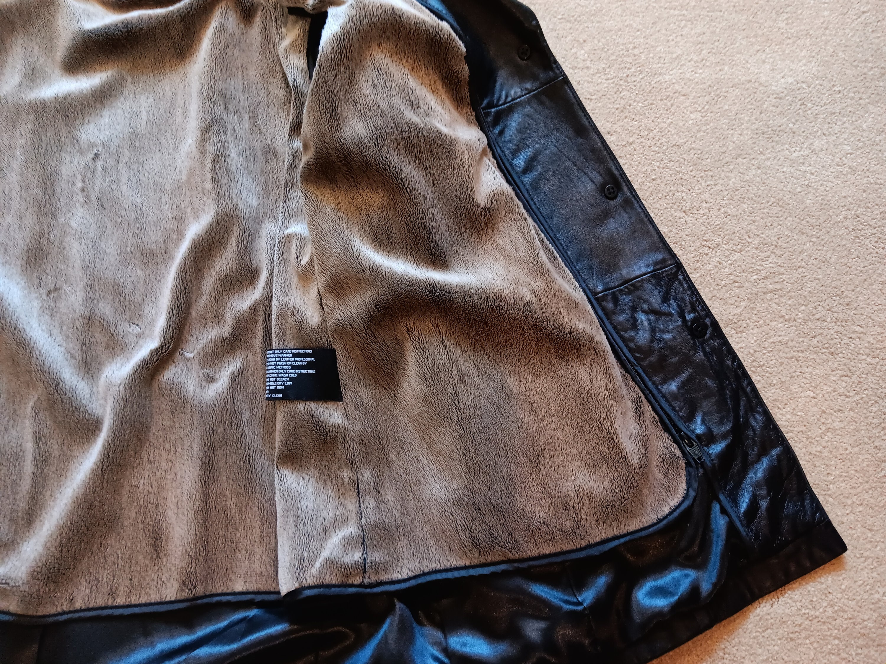 Vintage Anne Klein Women's Black Leather Jacket Size L - Etsy