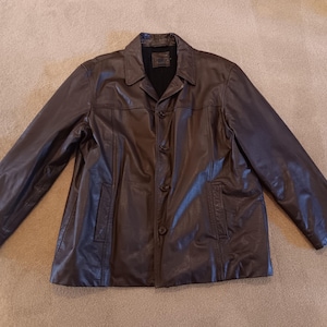 【安値】90'sJ.Crew-Leather jacket (size L) 安値】90'sJ.Crew-Leather jacket (size L) - メルカリ