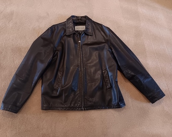 M. Julian by Wilsons Leather 1990s Black Leather Jacket M. Julian by Wilsons Leather 1990s Black Leather Jacket
